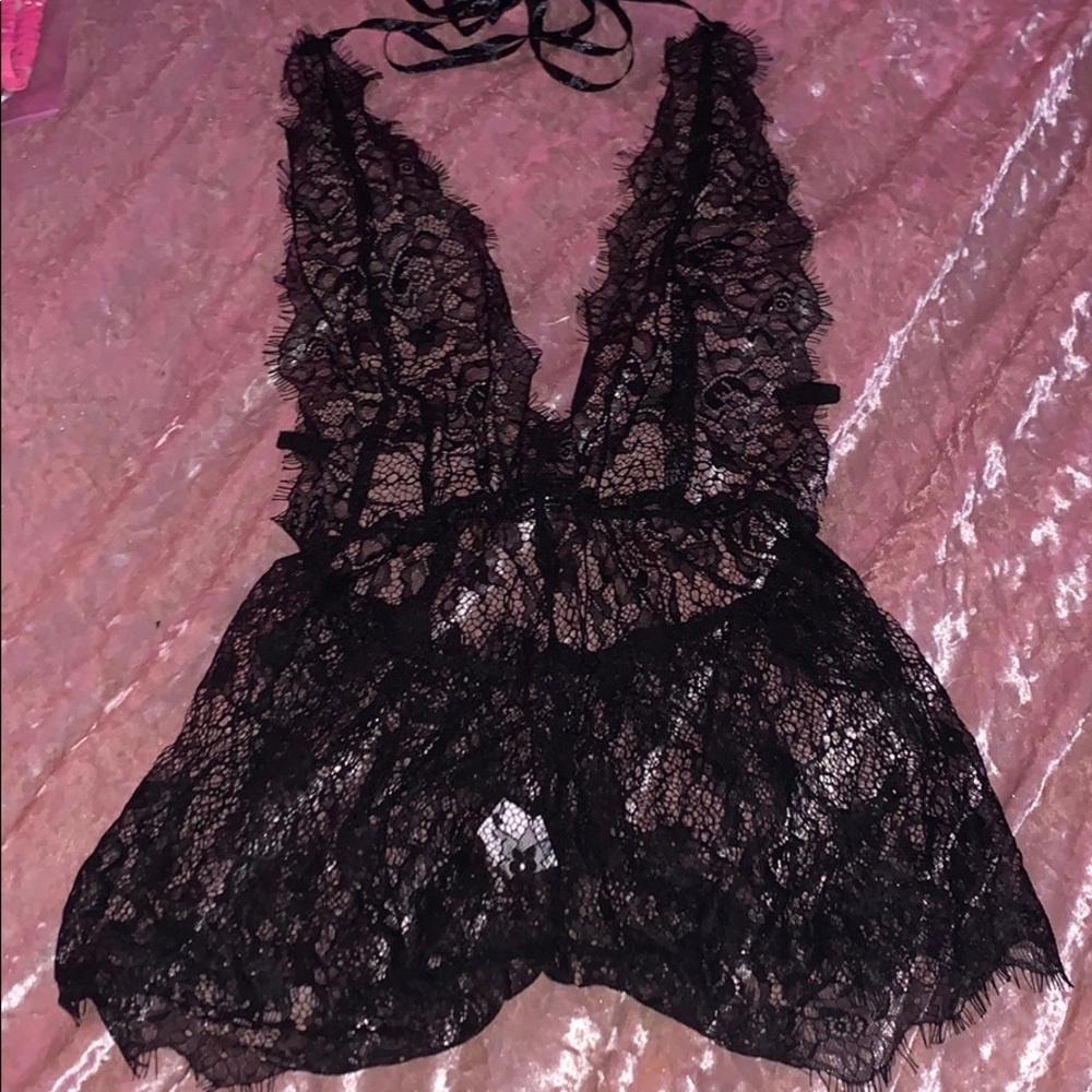 SOLD XS Lace See Through Bodysuit